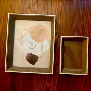 Two Piece  Matching Picture Frames 3D Home Wall Decor